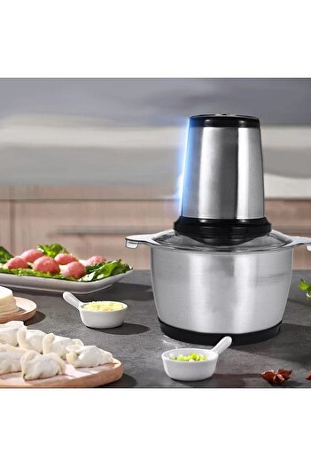 OEM Multifunctional Electric Chopper PENDAN for Meat, Fruits, and Vegetables with Stainless Steel Blades