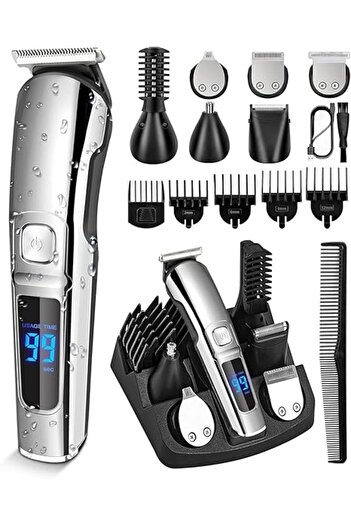 Generic SKY-TOUCH Beard Trimmer & Hair Clipper for Men, 13-Piece All-in-One Grooming Kit, Electric Shaver, N