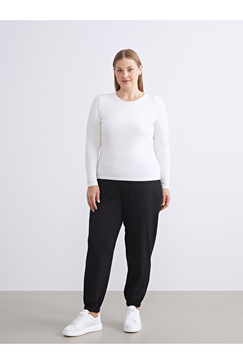 LC Waikiki Plus Size Crew Neck Women's Bodysuit