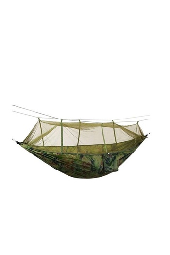 KESNUP Hammock with mosquito net, camping, 2.6x1.4 m, Green