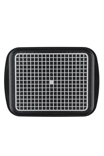 SHOPIENS Rectangular serving tray Shopiens® with handles and anti-slip surface inside and outside, 44 x 32 x