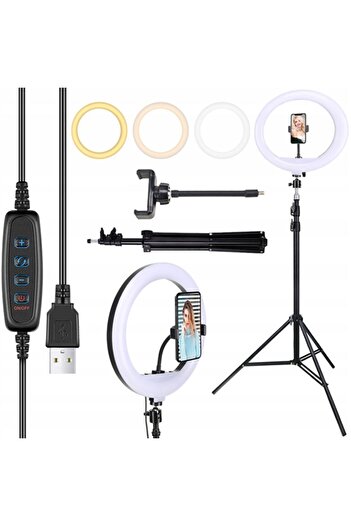 KESNUP Professional ring light 240 W with 180 LEDs, Black