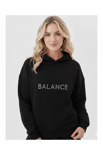dwnwear 3-Thread Stone Printed Balance Hoodie
