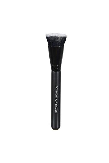 SHOPIENS Black Kabuki Brush Flat for Foundation Application 15cm