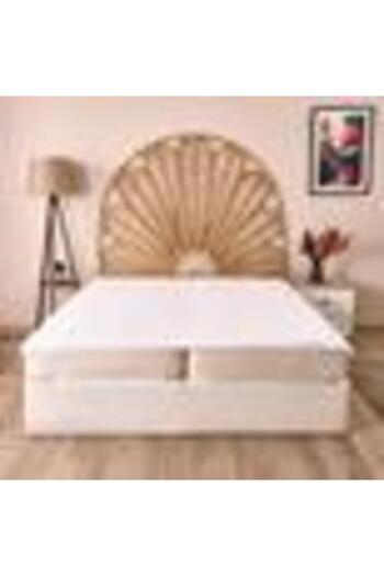 ASPARTAM Soft Thunder Single Quilted Elastic Mattress Pad - White - 100X200 cm