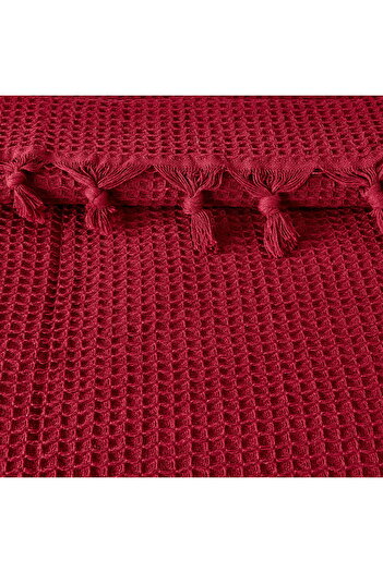 MATMEL Soft Alora Double Bedspread - Red - 200X230 cm