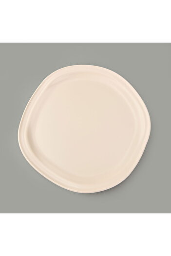 ASPARTAM Kitchen Bloom Serving Plate - Cream - 29 cm