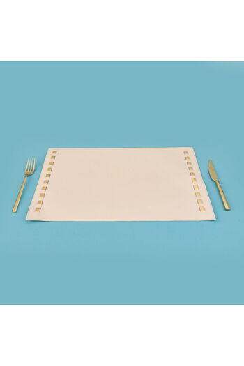 ASPARTAM Kitchen Deri American Service - Beige - 32X44 cm