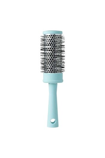 SHOPIENS Hairbrush Shopiens® in turquoise color, for styling, compatible with hair dryer, 5.5 cm