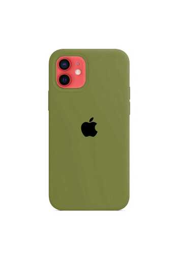 Apple Silicone Case for iPhone 12 Mini, Army Green