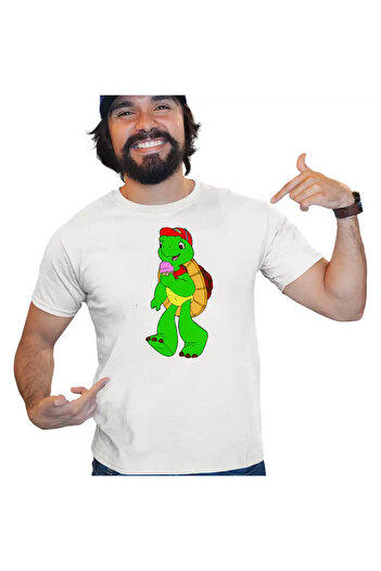 OEM Men's T-Shirt Franklin Turtle Ice Cream