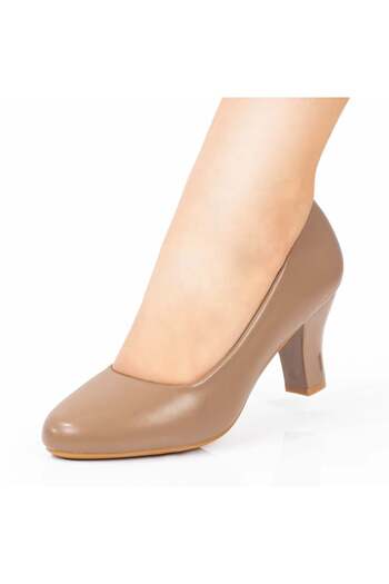BMoD Khaki women's heeled shoes MOD08370