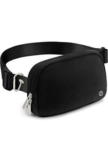 Tnnzeet unisex bag, nylon, black, 20.3 x 13.9 cm