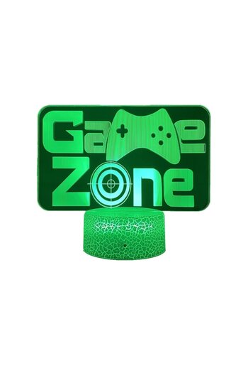 LEBLOU Gamezone LED Desk Lamp, Night Light or Wake-Up Light with 3D Optical Illusion