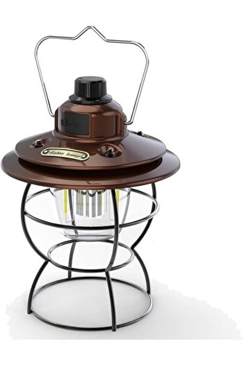 Brass Electric Lanterns Outdoor Camping Lantern, Long Battery Life, Retro Camp Lamp, Camping Tent Charging