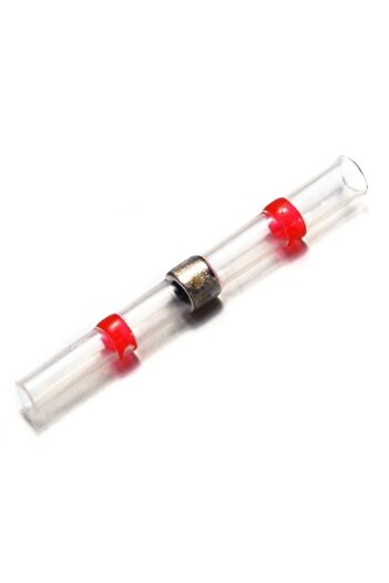 Xtra Set de 100 de conectori termocontractabili cu inel de tablă, roșu, 2,7 mm, CWT9002