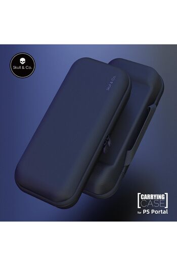 Skull & Co. Portable Hard Shell Protective Travel Carrying Case for PlayStation Portal - Black