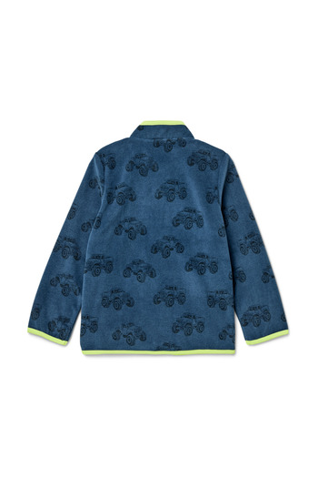 Tchibo Children's Fleece Jacket, Truck, All over Print
