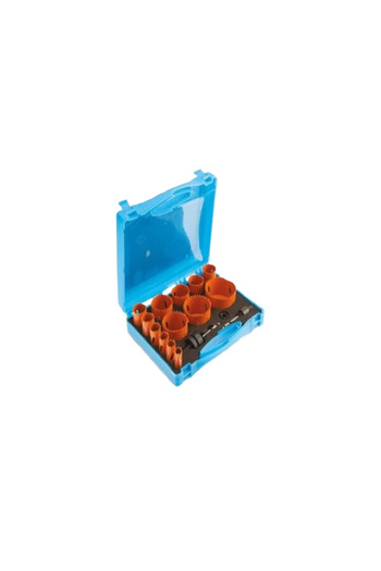 Clarke HSS16-51C HOLE SAW SET 16-51MM (16,20,22,25,32,38,40,44,51)