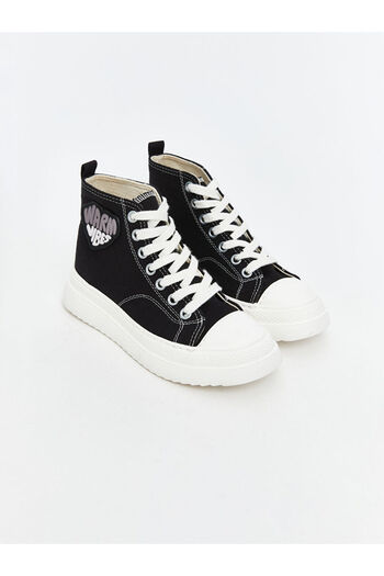 LC Waikiki Sparkling Choices |   Ankle Length Lace-Up Girls' Sports Shoes