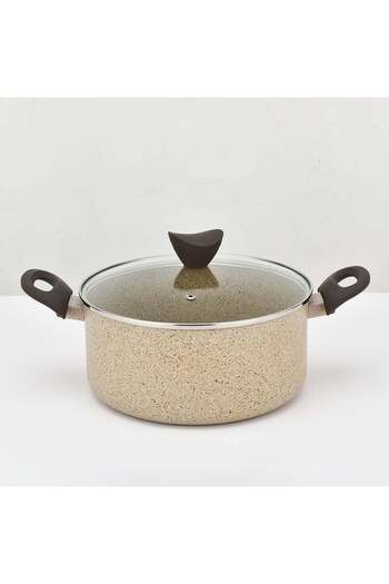 Danube Home Essential Casserole with Lid 28cm – Non-Stick Cookware Pot, PFOA-Free, Induction Safe