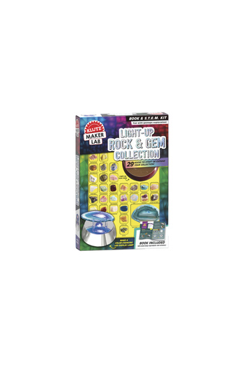 KLUTZ Maker Lab Light Up Agate Gem Collection