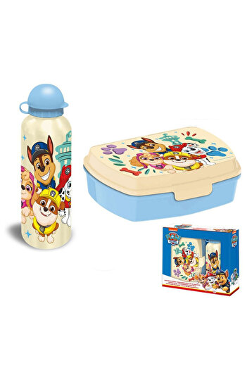 PAW PATROL Aluminum sandwich box and water bottle set, multicolor,