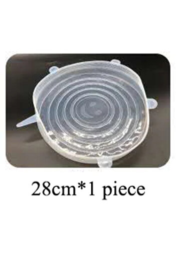 Choice7 28cm 16 Sizes Silicone Stretch Lids Universal Lid Silicone Bowl Pot Lid Silicone Cover Pan Cooking F