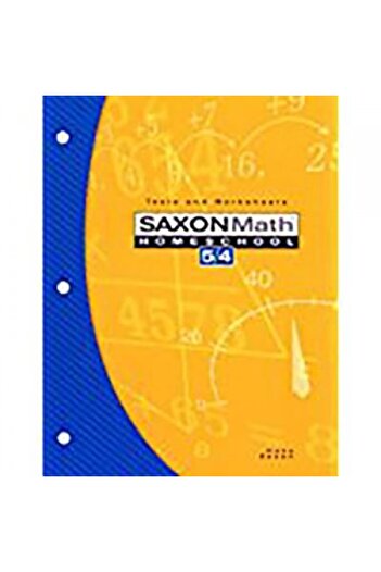 Thames & Hudson Matematică Saxon Homeschool 5/4: Teste și fișe de lucru