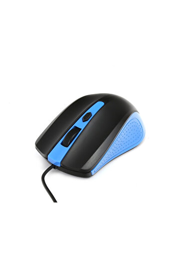 Omega USB Mouse, 41787 OM-05 3D, 800 - 1600 dpi, 105x67x38mm, 110 cm cable, black with blue