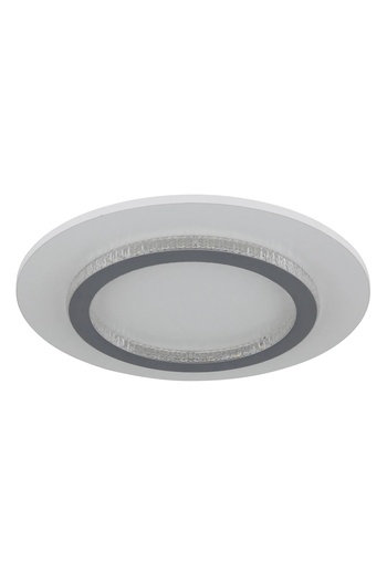 Globo Lighting Round LED ceiling light Jayden, 24W, 920lm, warm/neutral/cold light, IP20, gray/white, Globo
