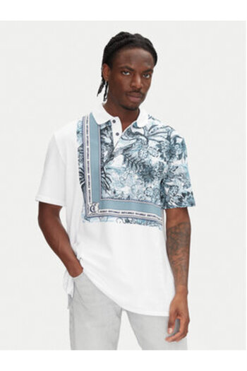 Just Cavalli Men's Polo 78OAGE15 CJ116 Multicolor