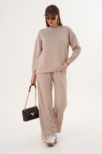 HOFY 1565 Striped Wide-Leg Modal Pants