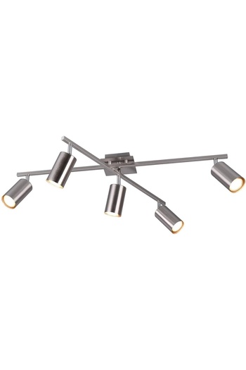 Globo Lighting Globo Loft ceiling light, 5xGU10, matt nickel, IP20