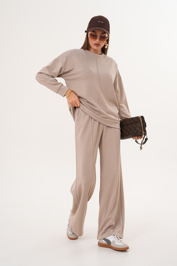 HOFY 1565 Striped Wide-Leg Modal Pants
