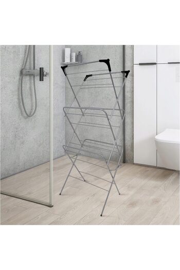 SEPIO Uscator vertical pentru rufe, pliabil, extensibil, 150 cm, 20 m