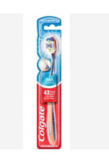 Colgate TOOTHBRUSH 360 INTERDENTAL MEDIUM 2PK (Pack of 12)