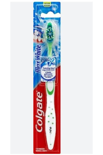 Colgate TOOTHBRUSH MAX WHITE MEDIUM 2PK (Pack of 12)