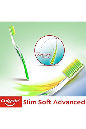 Colgate TOOTHBRUSH SLIM SOFT ADVANCED TB 2PK (Pack of 12)
