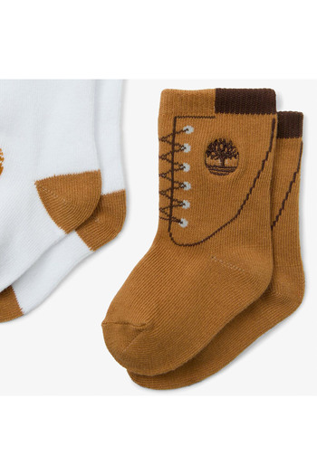 Timberland Boot Bebek Sarı 2'li Çorap