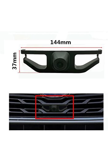 ON Electronics Conpert Front Camera for Subaru Forester 2016-2021, Car Front View Camera