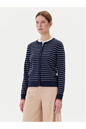 Tommy Hilfiger Women's Cardigan WW0WW42370 Multicolor