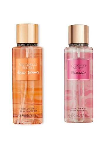 Victoria Victorias- Beauty Pack of Two Amber Romance and Romantic Body Mist 250x2 (Total 500ml)