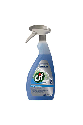 Cif Professional Window & Multi-Surface Detergent 750 ml, with sprayer