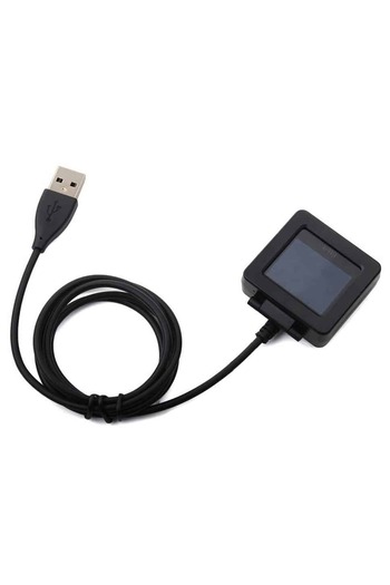 Edman Charging Cable / Charging Dock for Fitbit Blaze Bracelet, Black