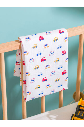 LC Waikiki Create Your Style from Uzg Store |   Printed Baby Boy Muslin Blanket 75X100 cm