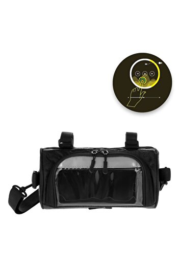 SHOPIENS ® Bicycle Bag with Transparent PVC Waterproof Cover