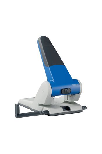 Leitz Perforator hârtie 2 găuri 65 foi metal 5180 parțial reciclat și albastru