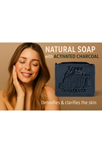 Sapun de Constanta Liquid Soap with Activated Charcoal and Essential Oils – Detox and Hydration