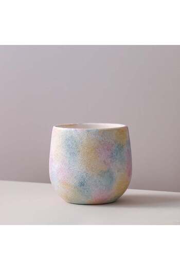 Danube Home Lexie Berry Ceramic Vase Peach – Modern Decorative Flower Vase for Home & Office